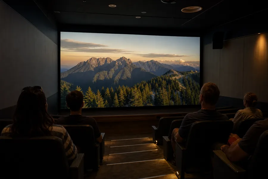 Mountain theatre and visitor experience